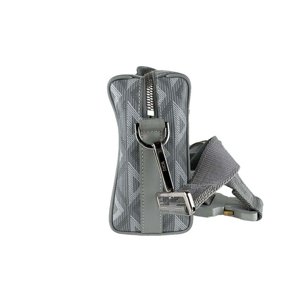 CHRISTIAN DIOR Gray Leather Shoulder Bag - Picture 2 of 13